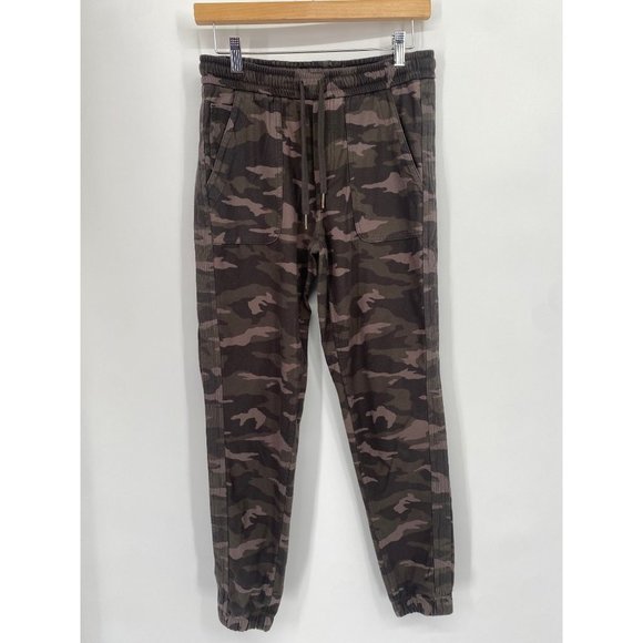 ATHLETA Women's 4 TALL Camo Farallon Drawstring Joggers Lounge Sweatpants Casual - Picture 1 of 6